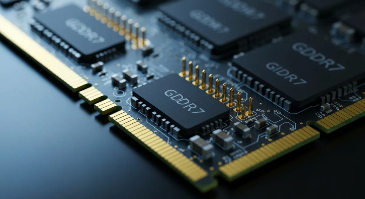 HBM과 GDDR7 메모리 시장 점유율 및 가격 비교 차트