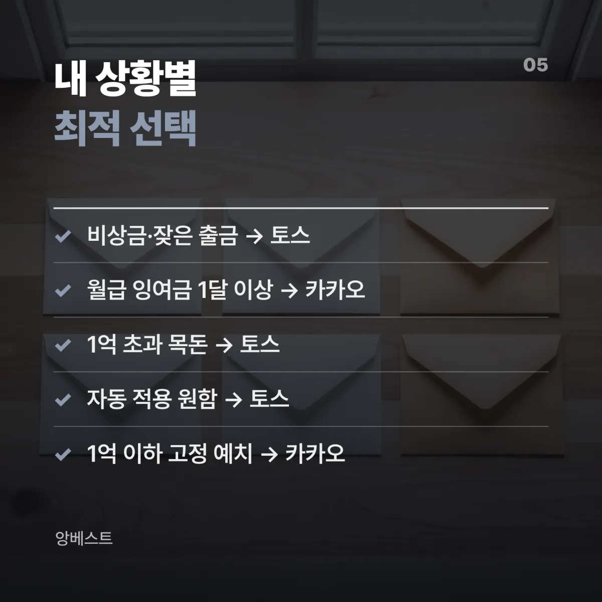 상황별 파킹통장 추천 비상금 월급 목돈 상황별 토스뱅크 카카오뱅크 파킹통장 선택 가이드